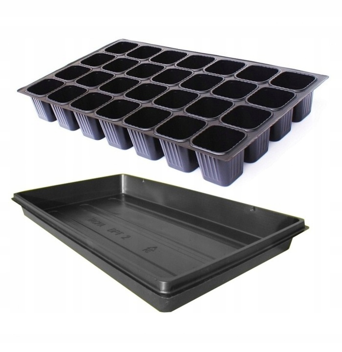 Kvetináč OGRODNIK 52,5 cm x 31,5 x 5 cm, čierny plast
